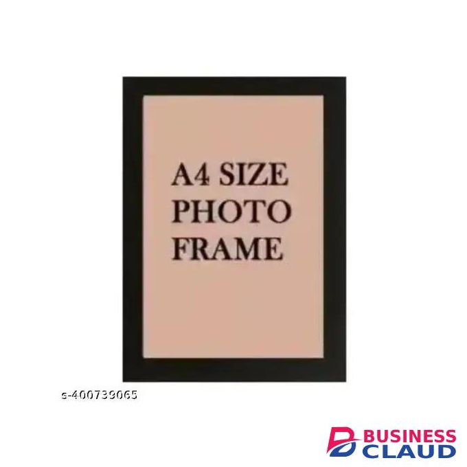A4 Size Black Photo Frame