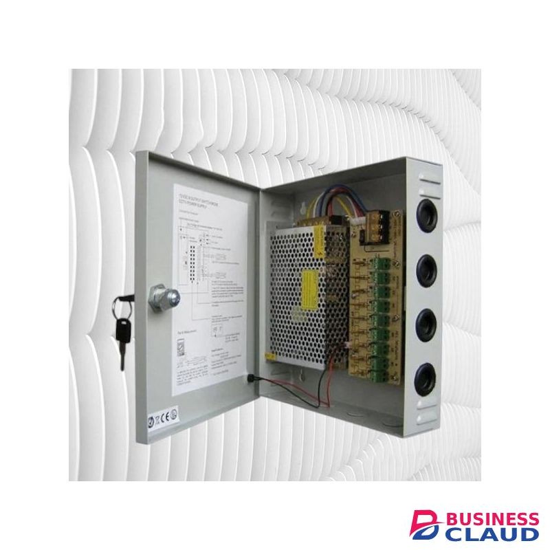 Short Circuit Protection 12V, 5 Amps Closed CCTV Cameras Power Supply Unit Box