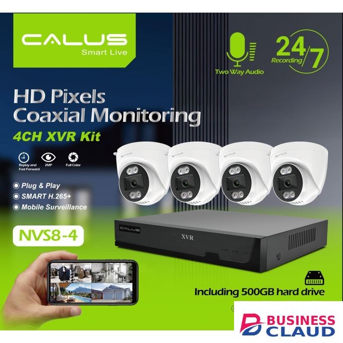 CALUS NVS8 4 CCTV Camera 4Channel Security System