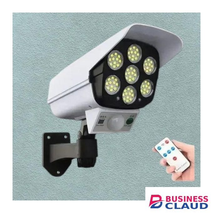 3 Light Modes Waterproof Body Solar Powered Security Light Dummy fake Camera With Built-in Motion Sensor