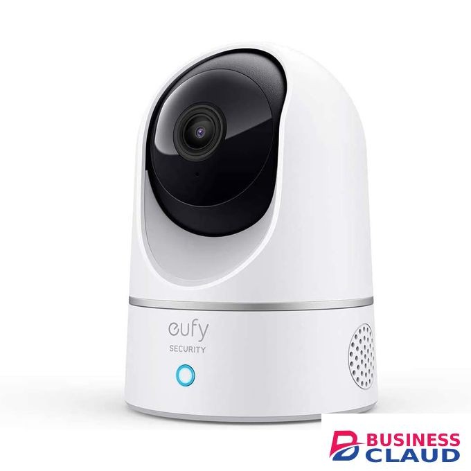 eufy Security 2K Indoor Cam Pan & Tilt, Home Security Indoor Camera, Human and Pet AI, Works with Voice Assistants, Motion Tracking, Night Vision, MicroSD Card Required, HomeBase Not Required.