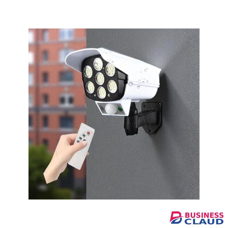 IP66 Waterproof Level Outdoor Security Dummy Fake CCTV Camera with Solar Powered Motion Light