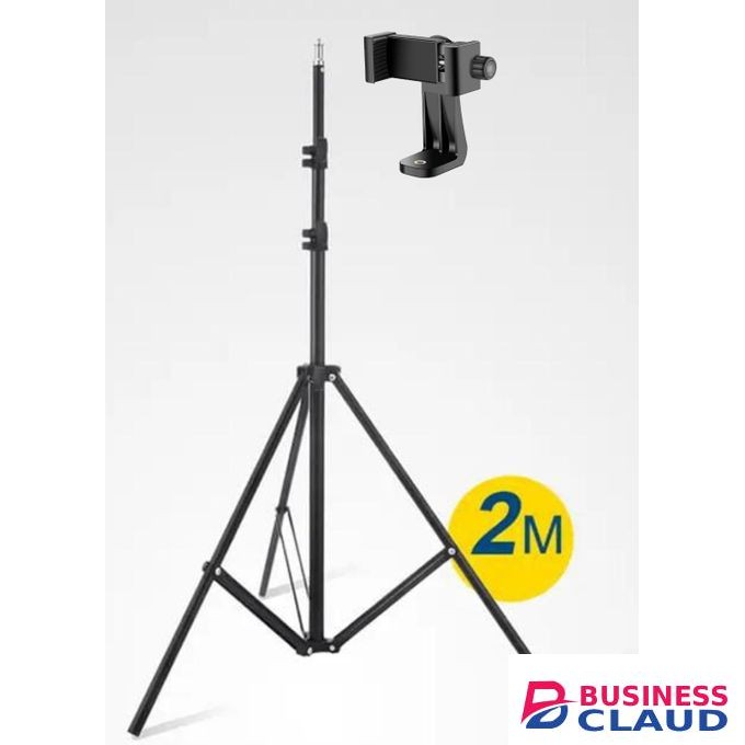 HEAVY DUTY 2M TRIPOD STAND FOR CAMERAS AND PHONES