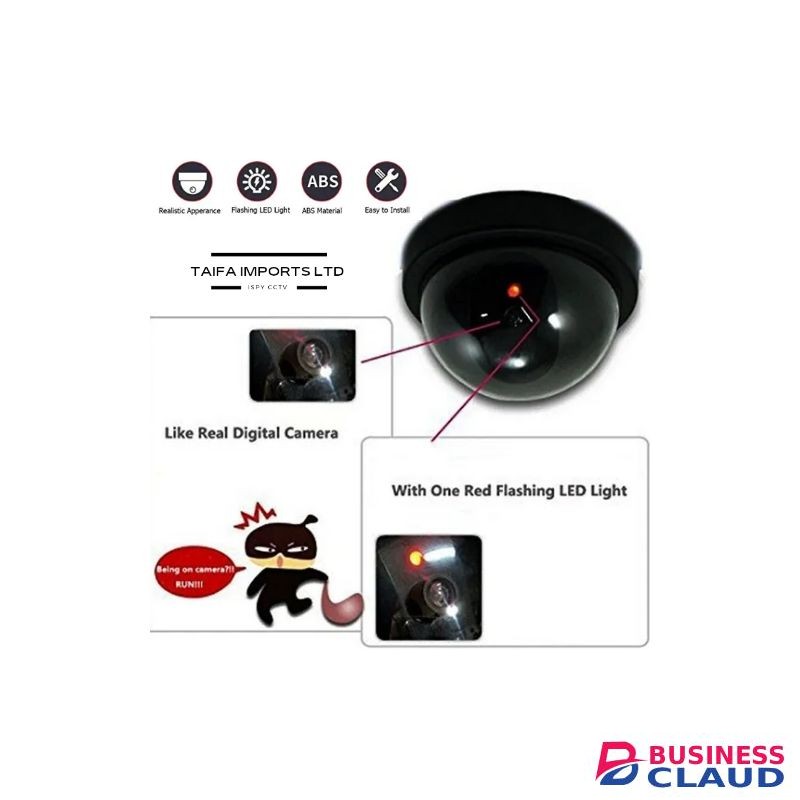2 PCS FAKE DUMMY CCTV SECURITY INFRARED CAMERA