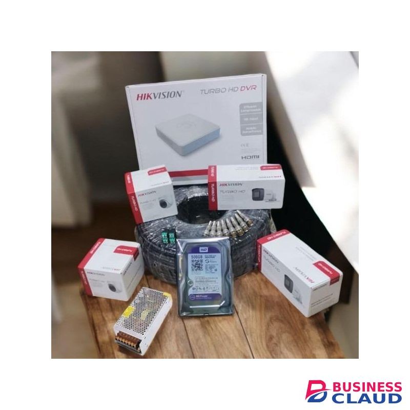 Hikvision Best Performance Motion Detection Support 1080P Full HD 2MP CCTV Cameras Complete System Kit -500GB Harddisk