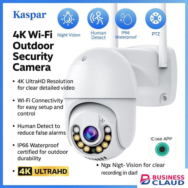 ICSEE AI Smart CCTV Camera – 360 PTZ, Night Vision, Human Detect, Waterproof, WiFi Security Cameras 1080P, Smartphones App