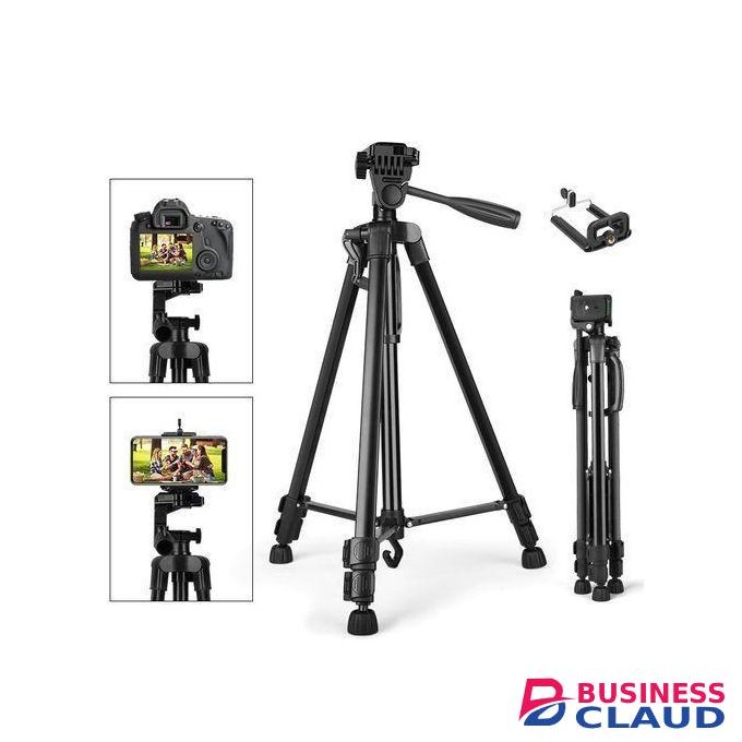 Heavy Duty 3366 Phone/SLR Camera Tripod Stand Max with Holder
