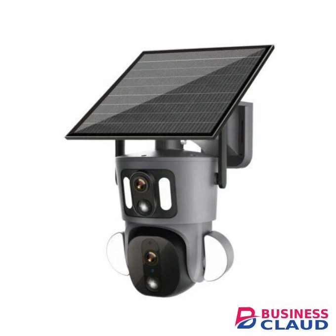 Solar Light Share this product Dual Lens 4G Solar Powered PTZ Camera, 6MP Wireless Outdoor Camera,360° Pan & Tilt, with Full Color Night Vision,15400mAh Battery