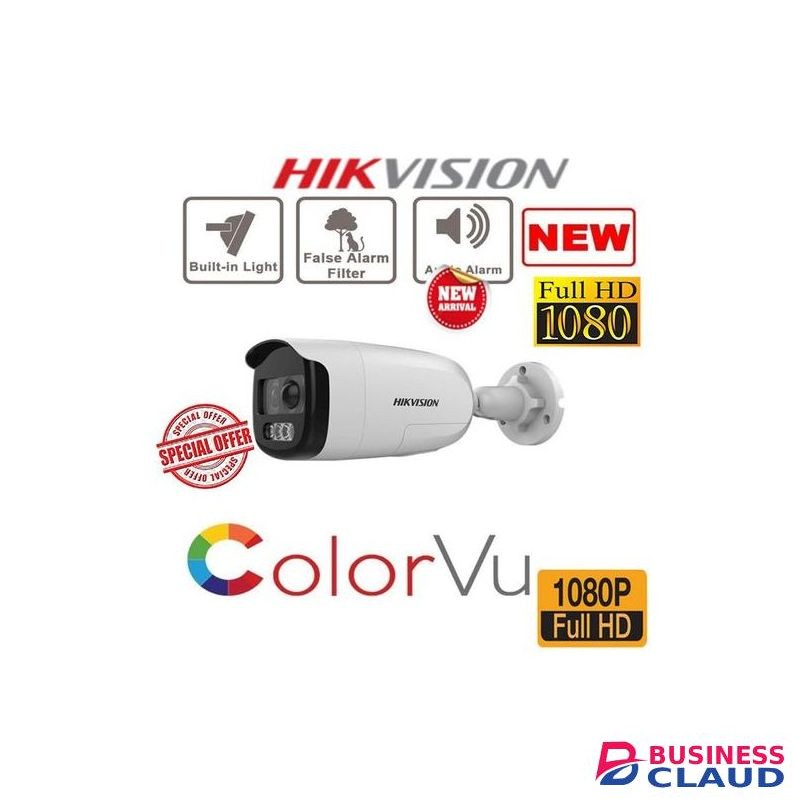 Hikvision 1080P Full HD 2MP ColourVu CCTV Bullet Camera -24/7 Colored