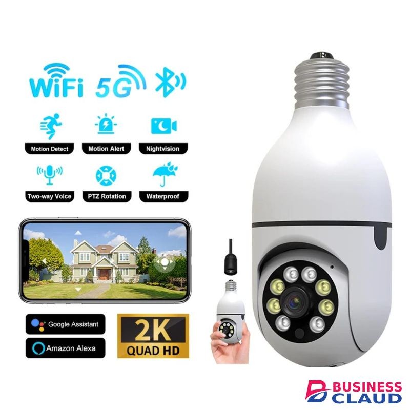 WIFI Camera Smart Home Surveillance Camera Full-color Day And Night Lighting Double Light Wireless 360 Rotation
