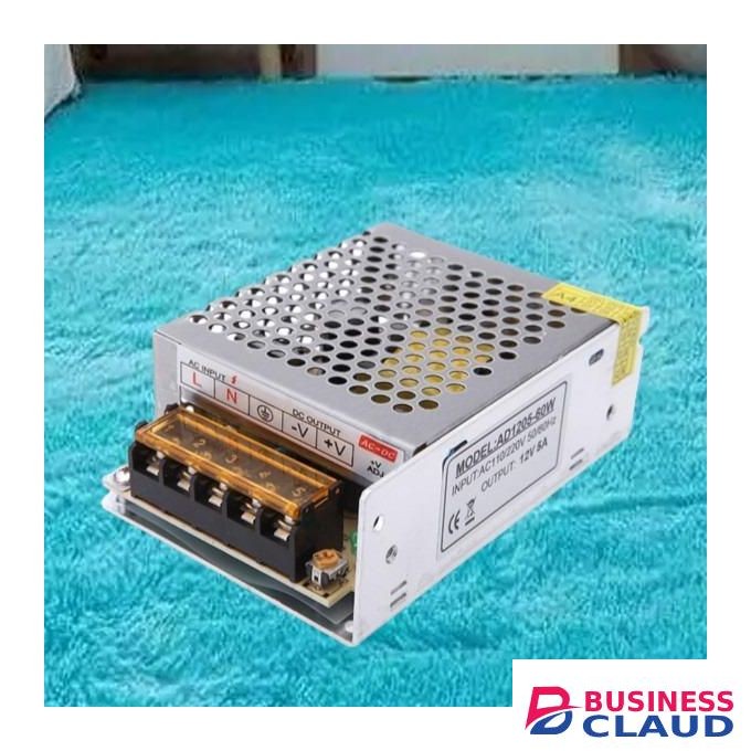 Compact And Lightweight 12V 5Amps CCTV Camera Open Power Supply Unit Box