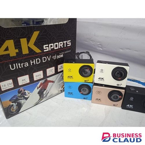 4K WiFi Sports Action Camera Ultra HD 16MP 30FPS Wide-Angle Lens Waterproof 30M Outdoor Adventure Video Camera