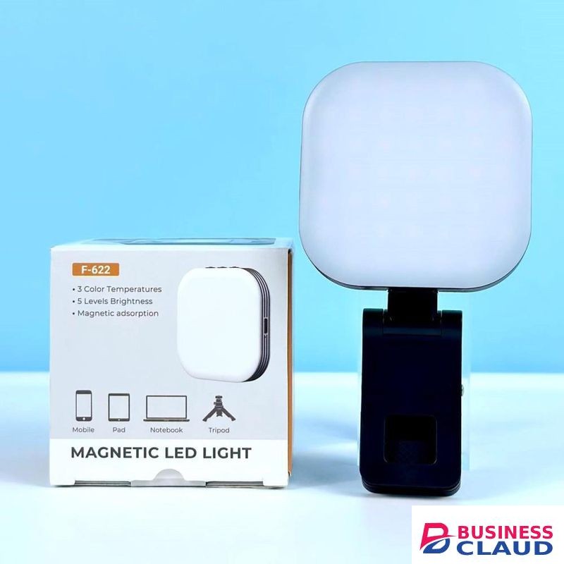 Oem F-622 Magnetic LED Fill Light ,Rechargeable 3-Color Portable Lighting for Phone, Camera & Vlogging