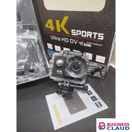 4K WiFi Sports Action Camera with 16MP Photography, 30FPS Video, and Outdoor Adventure Kit