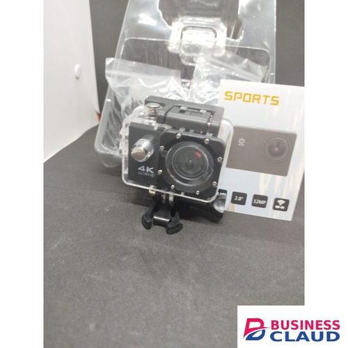 4K WiFi Action Camera with Waterproof Design, 16MP, 170° Wide-Angle Lens, and 64GB Storage for Extreme Sports and Adventures