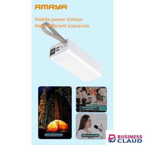 Amaya Large Capacity power bank 30000mAh 22.5W super fast charging with flashlight