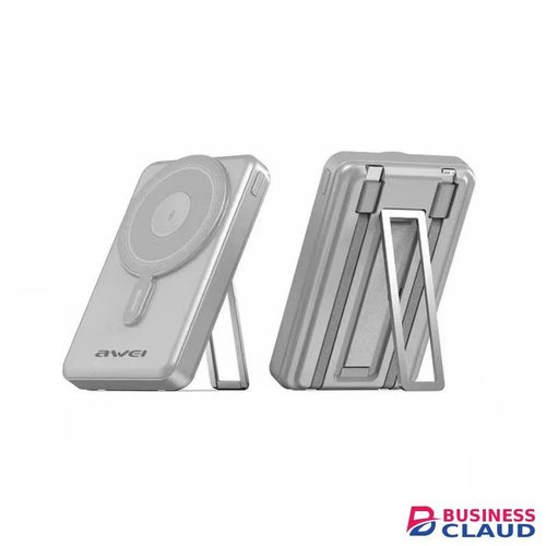 Awei Magnetic Wireless Power Bank 10,000mAh Fast Charging Portable Charger with USB-C/USB-A
