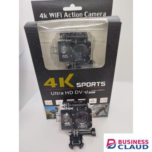 4K Ultra HD WiFi Action Camera 16MP 30FPS Wide Angle Waterproof Case for Adventure