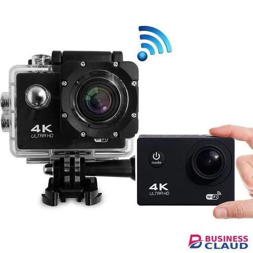 4K Ultra HD Waterproof Sports Action Camera – 16MP, WiFi, 30FPS, 170° Wide Angle Lens