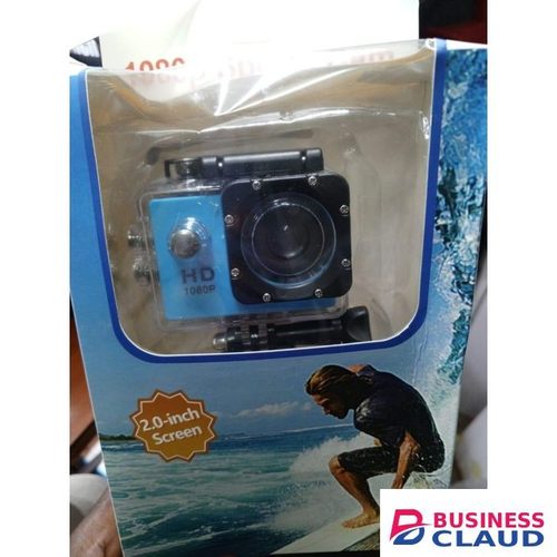 Full HD 1080p Action Camera with 2.0-inch LCD, Waterproof Case, and Mounting for Sports and Adventure