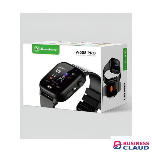 Smartbarry W008 Pro Smart Watch with Camera – Activity Tracking & Rugged Sports Design
