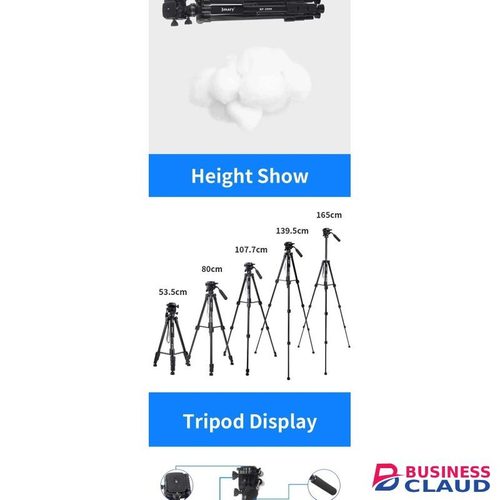 Jmary KP2599 Pro Aluminium Alloy Fluid Head Monopod Tripod for Video Recording & Photography Shooting