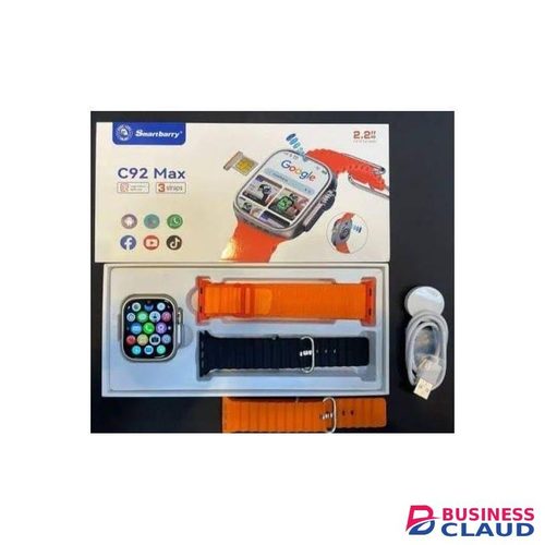 C92 Max Android Smart Watch – Dual Camera, Video Recording & Social Media Apps