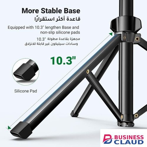 Ugreen LP680 Selfie Stick Tripod with Bluetooth Remote – 2-in-1 Extendable Selfie Stick & Phone Tripod, Wireless Remote Control, Adjustable Height, Portable Design for Vlogging, TikTok, Video Calls & Travel