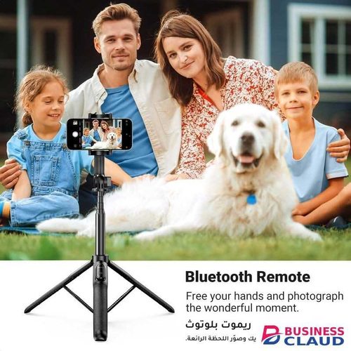 Ugreen Selfie Stick Tripod 60 inch/152cm Extendable Phone Tripod Alloy Camera Stand Bluetooth Remote Control All in One Selfie Stand for phone Fit for iPhone 17 Pro Max S25 Ultra All Phones Camera - LP586