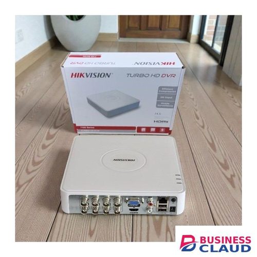 Hikvision 8 Channel Turbo HD Upto 1080P DVR Machine with 2 Year Warranty, Reliable Performance, Long Transmission Distance for Domestic Security Purpose DVR Machine- White