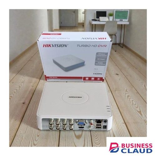 Hikvision 8 Channel Turbo HD Upto 1080P DVR Machine designed for Home Security with HDMI and VGA Output and Stable Performance DVR Machine- White