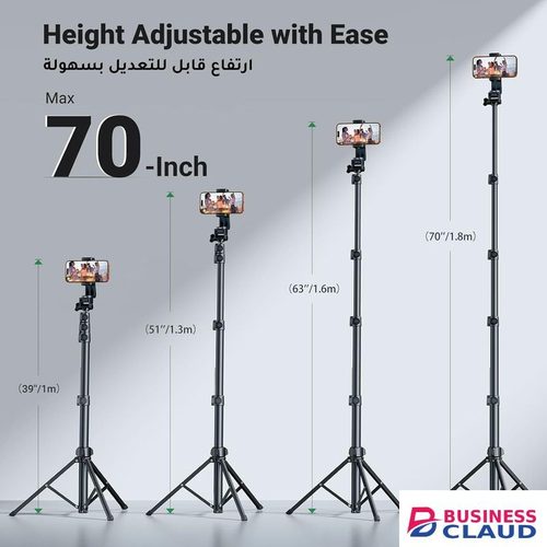 Ugreen Selfie Stick Tripod with Bluetooth Remote - LP680 (UGN-15609)