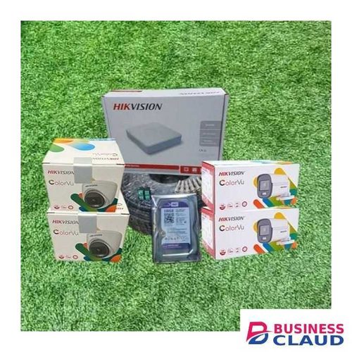 Hikvision 4 Full Brand new HD 1080P 2MP ColourVu CCTV Kit-24/7 Coloured Images