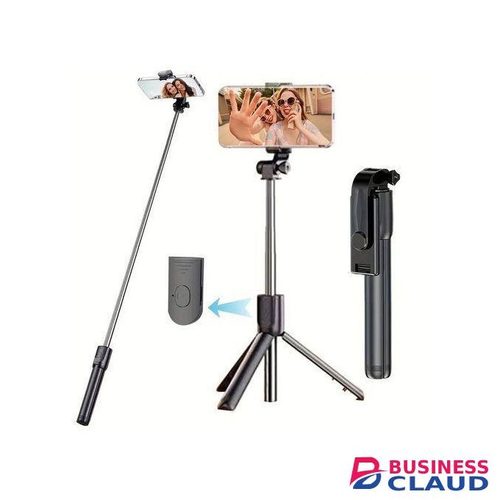 3-in-1 Selfie Stick Tripod Stand with Bluetooth Remote - 360° Rotating Phone Holder - Lightweight, Foldable & Durable – Ideal for Travel, Vlogging & Live Streaming