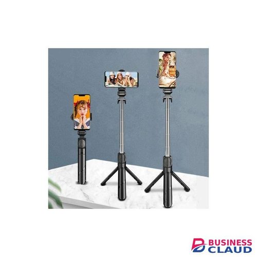 3 in 1 Selfie Stick Tripod Stand with Bluetooth Remote & Ring Light - 360° Rotating Phone Holder - Lightweight, Foldable & Durable – Ideal for Travel, Vlogging & Live Streaming