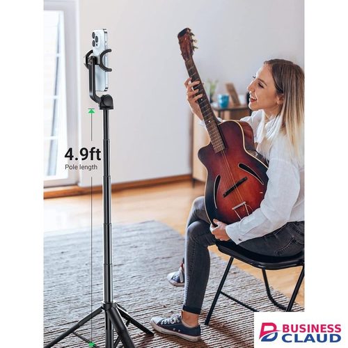Ugreen Bluetooth Selfie Stick Tripod, Expandable 150cm 3 in 1 Mobile Phone Selfie Stick with Wireless Remote Control Compatible with iPhone 14/13/12/11 Pro/Max/XS/X/8/7, Smartphones and GoPro - LP586