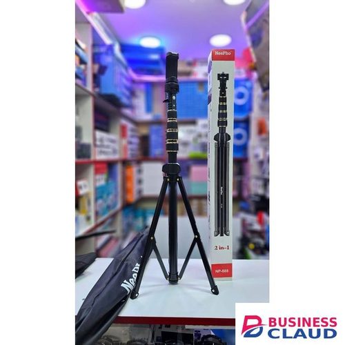 Professional 2-in-1 Tripod and Monopod with Carrying Case – Adjustable Height