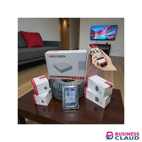 Hikvision 4CH 1080P Full HD 2MP Security CCTV Kit with 50M RG59 Cable and 500GB Hard Disk