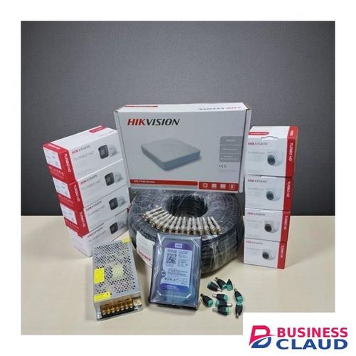 Hikvision 8CH 1080P HD 2MP CCTV Security System with Night Vision, Motion Detection and 100M RG59 Coaxial CCTV Cable