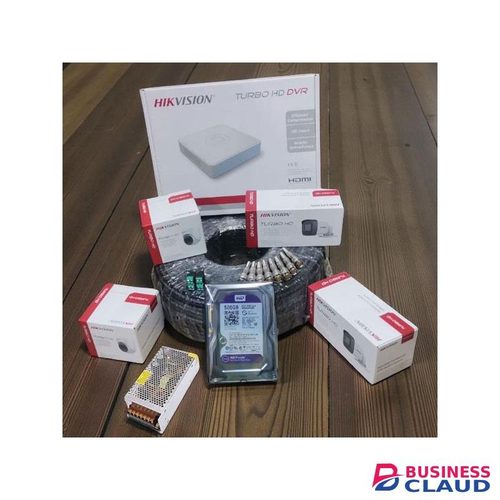 Hikvision 4 2MP 1080P Full HD CCTV Kit With 500GB HDD Motion Detection Remote View High Durability Easy Installation Best Performance Quality Ensured