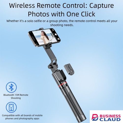 130cm Portable Wireless Selfie Stick Tripod with Detachable Shutter Remote