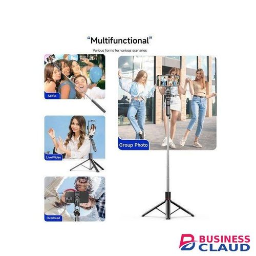 F16 Selfie Stick 1.7m Stainless Steel Rod Tripod Stand