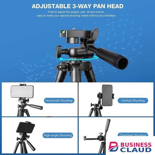 Tripod 3366 Black Aluminum Frame Tripod for Long-Term Use