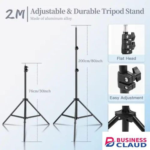 Photo Studio Softbox With 2M Tripod Stand