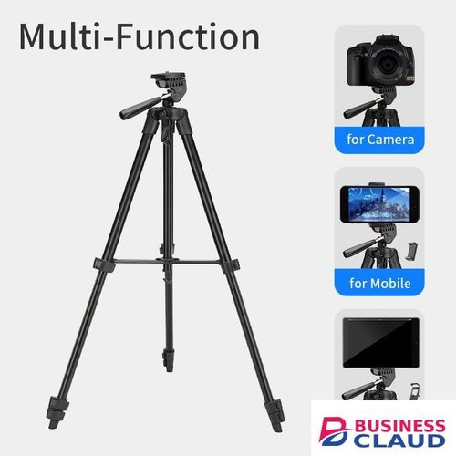 Jmary KP-2205 Tripod 1.3M Heavy Duty And Versatile Tripod With A Mobile Clip And A Carry Bag! Perfect For Vlogging,travel And Live Streaming