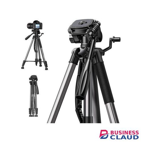 Heavy Duty Stand Adjustable Professional Tripod Holder for iPhone Video Recording Compatible with Camera & Phone