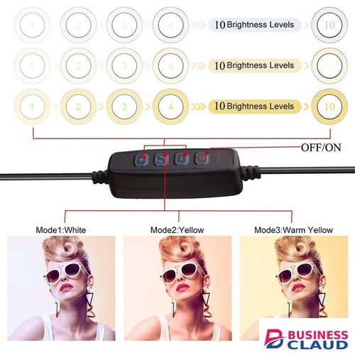 Professional LED Tripod Light 10-Inch for Beauty Tutorials