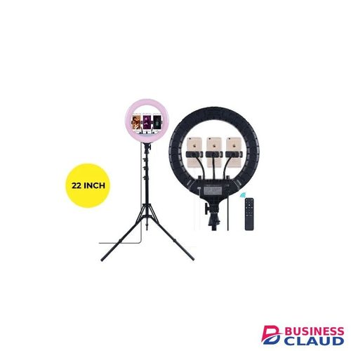 21 Inch Ring Light With 82" Tripod 2500K-8500K Dimmable LED Ring Lights 3 Color Modes 10 Brightness Level And Wireless Remote For YouTube Live TikTok Video Recording, 21INCH RINGLIGHT