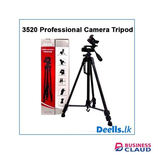 WT 3520 UNIVERSAL Heavy Duty Tripod STAND For Digital SLR Camera DSLR AND PHONE, 3kg max load