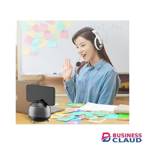 Htc Auto Face Tracking Gimbal Phone Holder - Dual Axis 360 Rotation, Gesture Recognition for Video Chat, Vlogging, Live Streaming